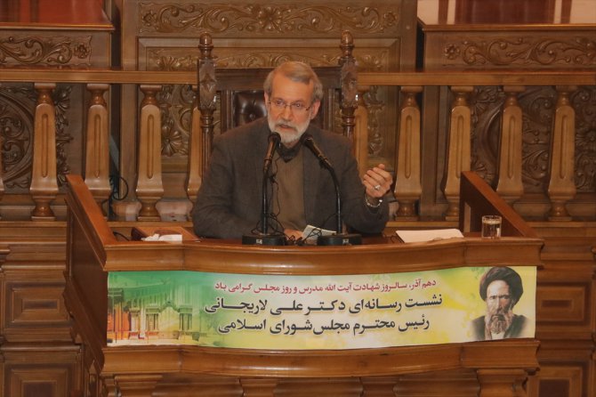 İran Meclis Başkanı Laricani: "Irak'ta, Sistani olduğu için endişeli değiliz"