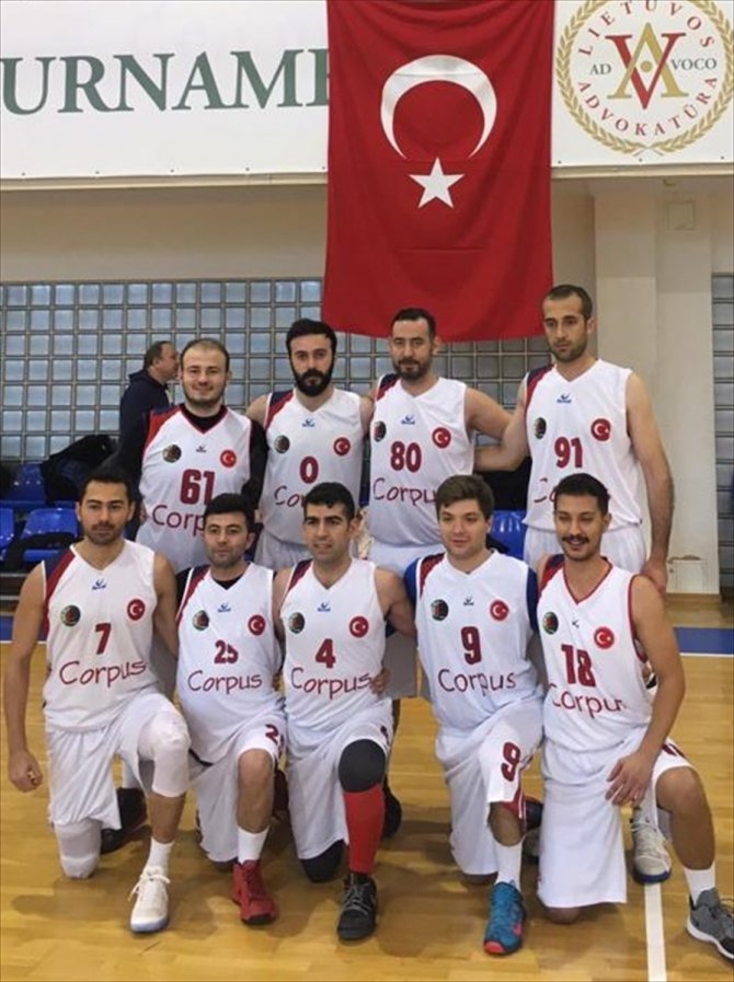 Ankara Barosu, Avrupa Avukatlar Basketbol Turnuvası'nda şampiyon oldu