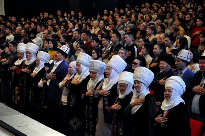 Kırgızistan'da Manas Destanı Günü kutlandı