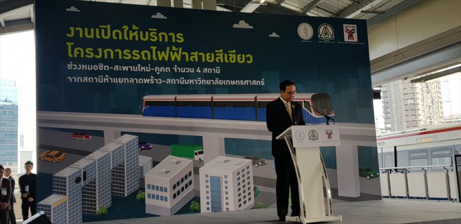 Türkiye'den Tayland'a ihraç edilen metro araçları faaliyete başladı