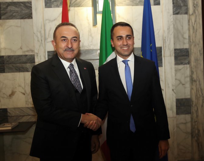 Dışişleri Bakanı Çavuşoğlu, İtalyan mevkidaşıyla görüştü
