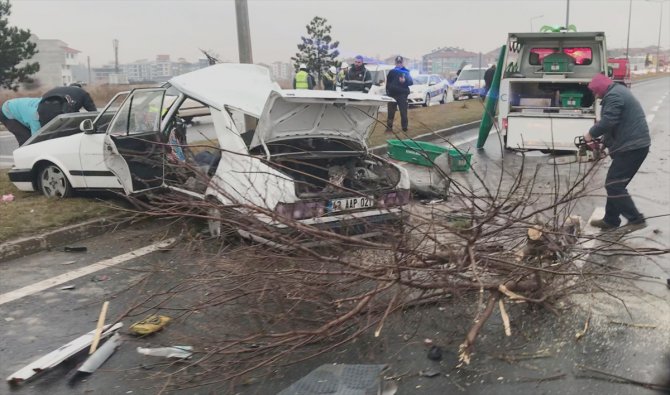 Kütahya'daki trafik kazasında acı tesadüf