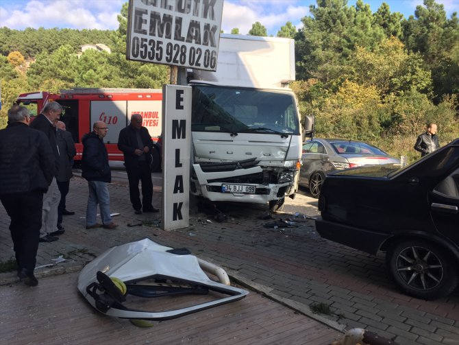 Beykoz’da trafik kazası, 1 yaralı