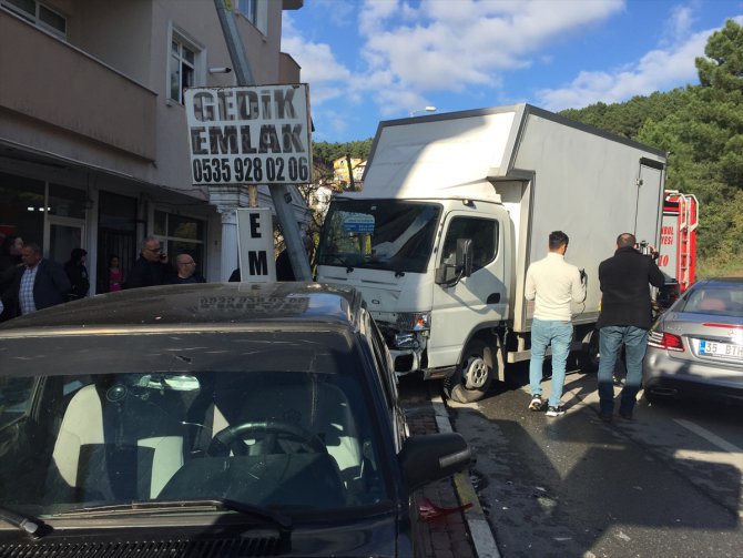 Beykoz’da trafik kazası, 1 yaralı