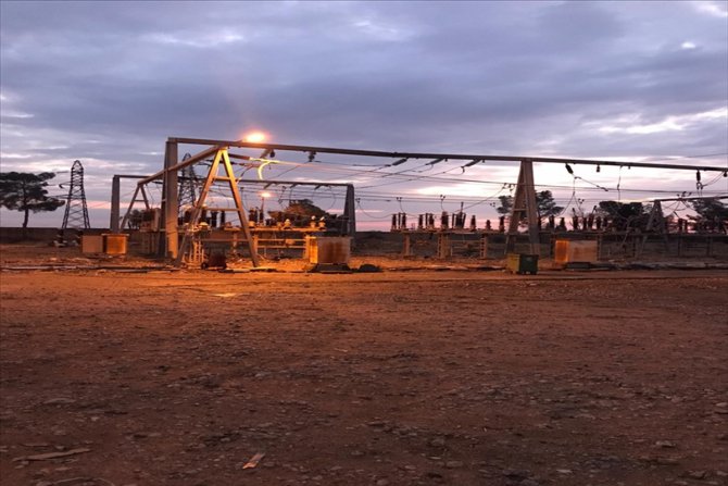 MSB: Tel Abyad kırsalına elektrik verilmesi sağlandı