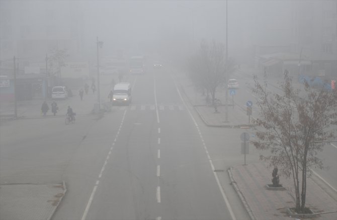 Erzurum ve Iğdır'da yoğun sis etkili oldu