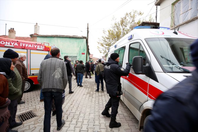 GÜNCELLEME - Konya'da kerpiç evde göçük: 3 ölü