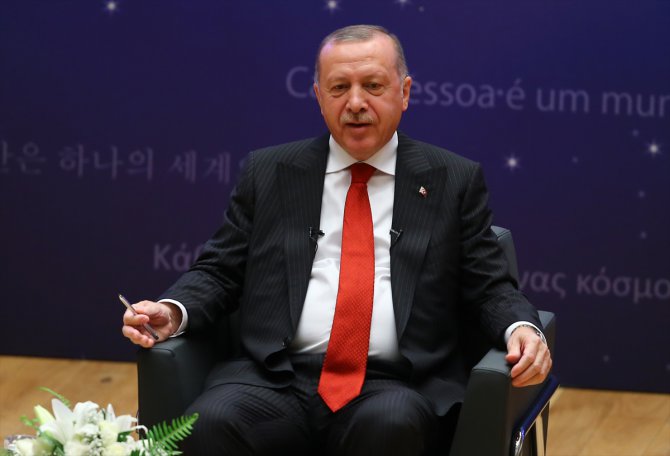 Erdoğan, Bilkent Üniversitesinde gençlerle buluştu