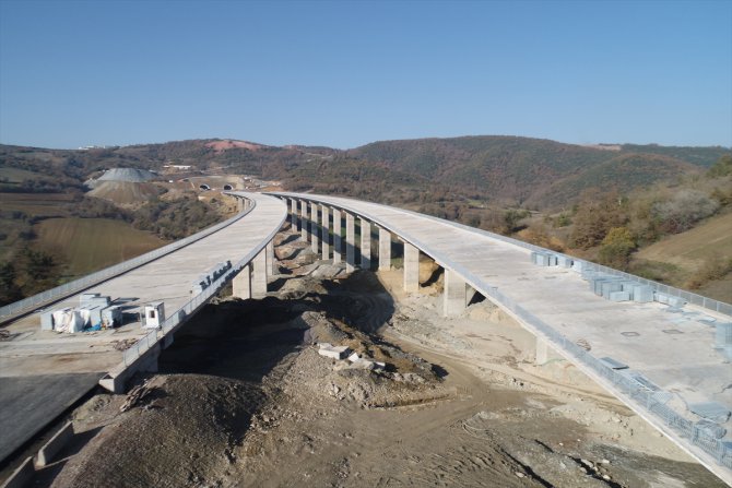 Kuzey Marmara Otoyol Projesi'nde sona yaklaşıldı