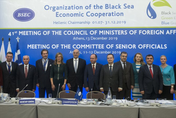 Yunanistan'da Karadeniz Ekonomik İşbirliği Örgütü Dışişleri Bakanları Toplantısı yapıldı