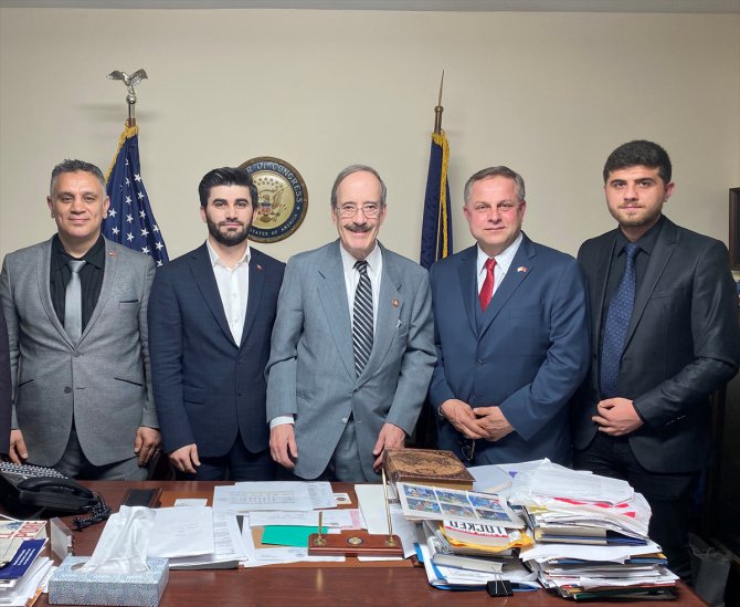 Türk Toplumu üyelerinden Demokrat Parti Vekili Engel'e "Ermeni tasarısı" ziyareti