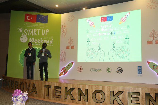 Türk ve yabancı girişimciler Adana'da iş fikirlerini yarıştırdı