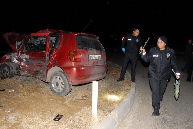 Kırıkkale'de iki otomobil çarpıştı: 1 ölü, 1 yaralı