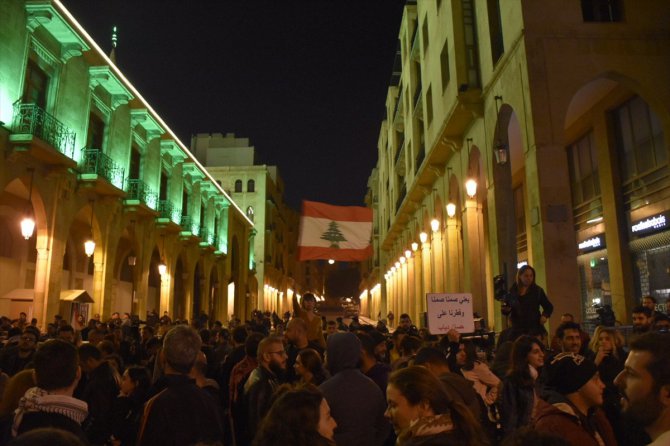 Lübnan'da Diyab'ın hükümeti kurmakla görevlendirilmesi protesto edildi