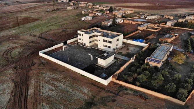 Rasulayn'da teröristlerce karargah olarak kullanılan okulun onarımı tamamlandı