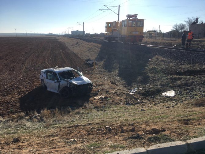 Yozgat'ta hemzemin geçitte kaza: 2 yaralı