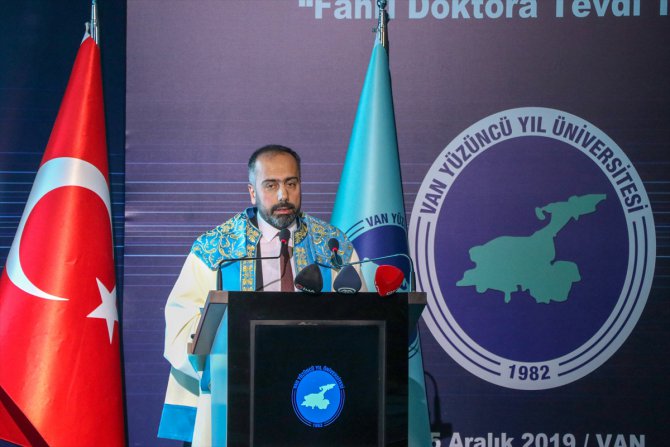 TOBB Başkanı Hisarcıklıoğlu'na Van'da fahri doktora unvanı verildi