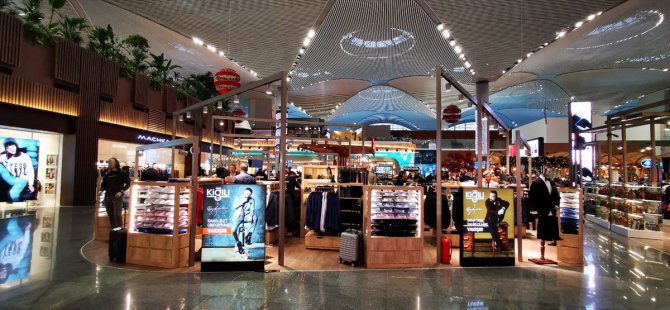 Kiğılı, İstanbul Havalimanı dış hatlarda mağaza açtı