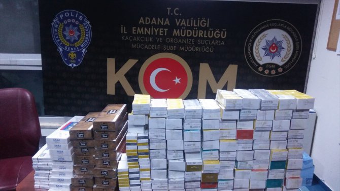 Adana'da kaçakçılık operasyonunda 3 kişi gözaltına alındı