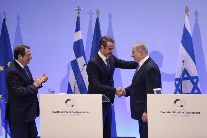 Yunanistan, İsrail ve GKRY arasında imzalanan Eastmed "özel prosedür" içeriyor