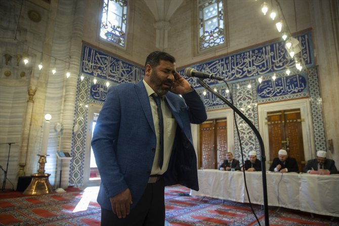 Selimiye Camisi'nde "güzel ezan okuma" yarışması