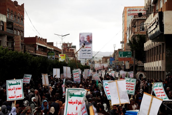 Yemen'deki Husilerden Süleymani'nin öldürülmesine tepki