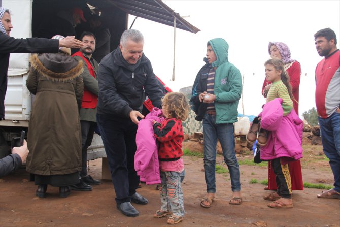 Belçika'da yaşayan Müslümanlardan Suriyelilere yardım