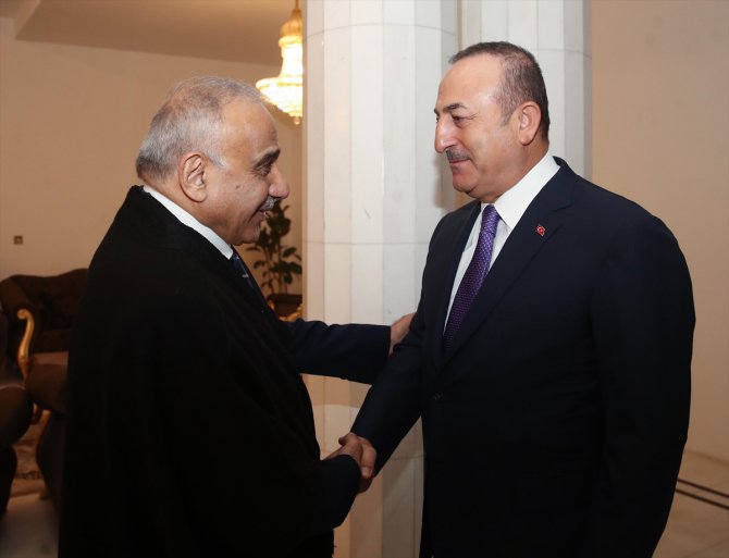 Dışişleri Bakanı Çavuşoğlu, Irak Başbakanı Abdulmehdi ile görüştü