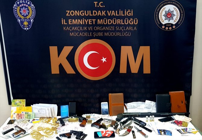 Zonguldak merkezli tefecilik operasyonunda 10 gözaltı