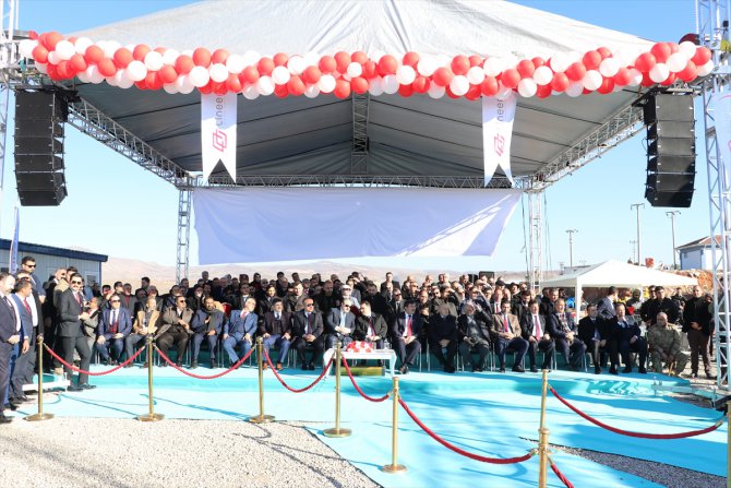 Siirt'te Lineer Metal Çinko Fabrikası'nın temel atma töreni gerçekleştirildi