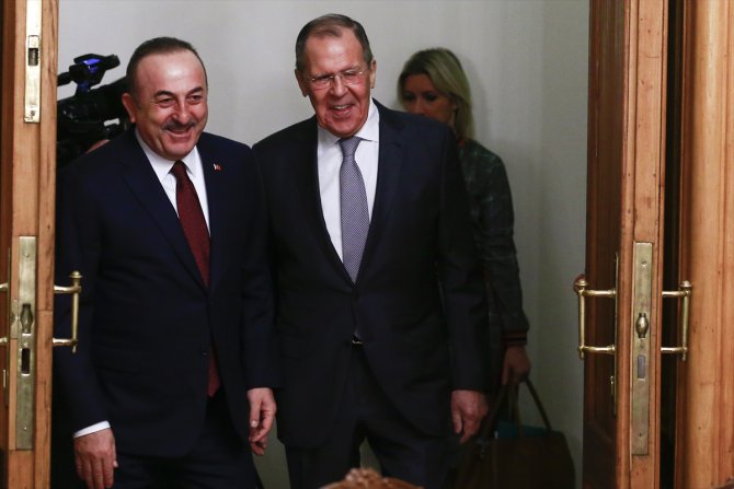Türk ve Rus heyetlerin, Libya'da kalıcı ateşkes için Moskova'daki görüşmesi başladı