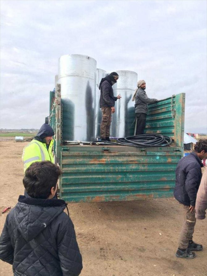 Türkiye'nin desteğiyle Tel Abyad'daki su kuyuları yeniden kullanılır hale getirildi