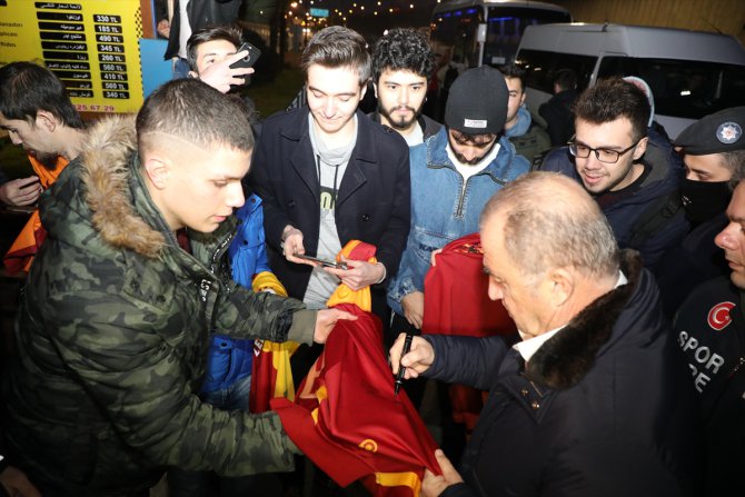 Galatasaray kafilesi Rize'ye geldi