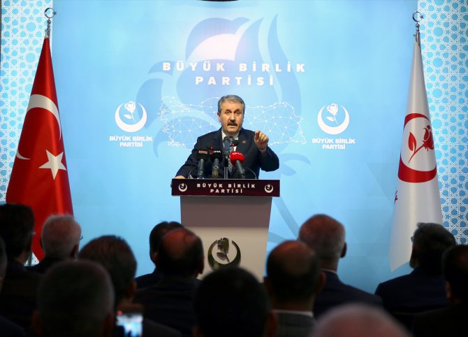 BBP Genel Başkanı Mustafa Destici: ""Artık Suriye'de barışa ihtiyaç var"