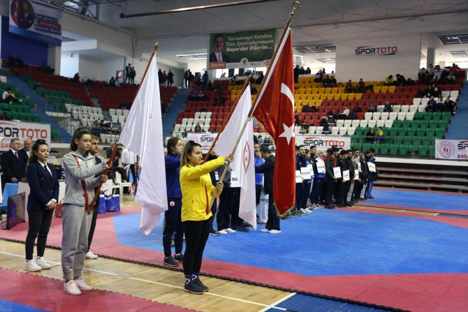Türkiye Tekvando Şampiyonası'nın açılışı yapıldı