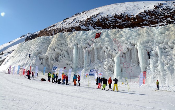 Türkiye Buz Tırmanış Şampiyonası Erzurum'da başladı