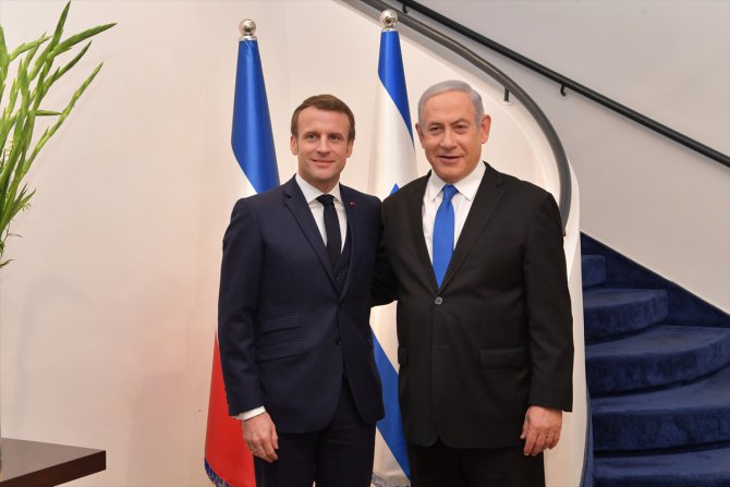 İsrail Başbakanlık Basın Ofisi Macron'u Putin ile karıştırdı