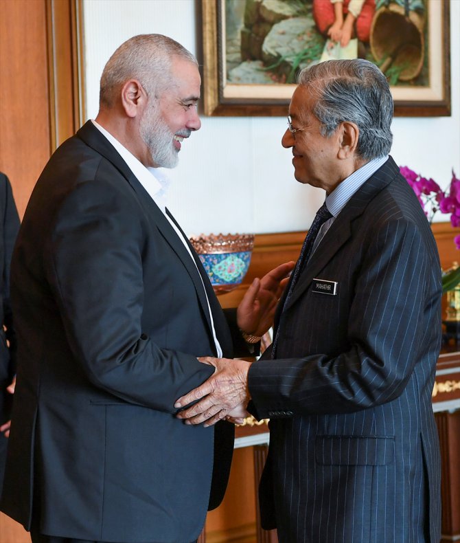 Malezya Başbakanı Mahathir, Hamas Lideri Heniyye ile görüştü