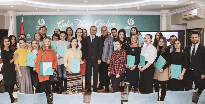 Rus öğrenciler Türkçe kursu sertifikalarını aldı
