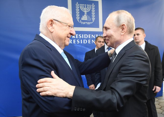Putin ile Netanyahu Batı Kudüs'te bir araya geldi