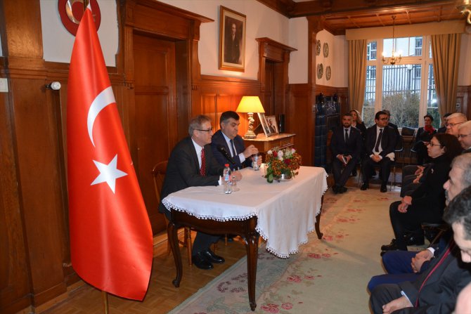 Dışişleri Bakan Yardımcısı Kaymakcı İsviçre'de Türk STK temsilcileriyle buluştu