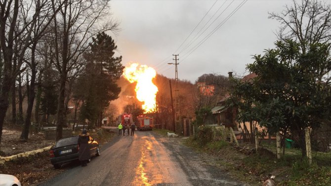 GÜNCELLEME 2 - Ordu'da doğal gaz borusu patladı