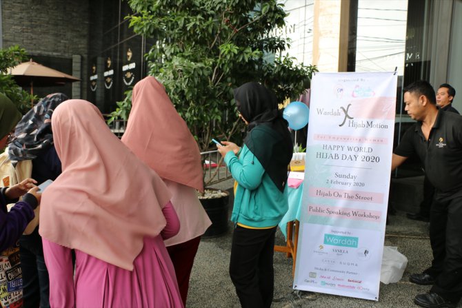 Endonezya'da Dünya Başörtüsü Günü kutlandı