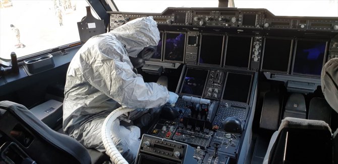 Milli Savunma Bakanlığı: Çin'den gelen yolcu uçağını arıtma işlemleri tamamlandı