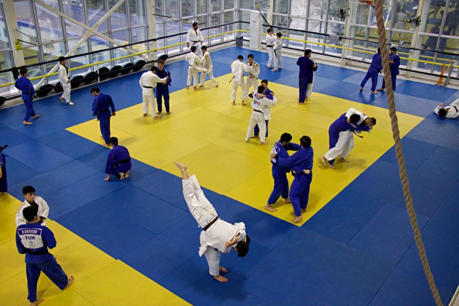Genç judocular Samsun'da kampa girdi