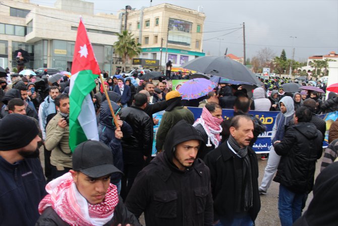 Ürdün'de Trump'ın sözde barış planı protesto edildi