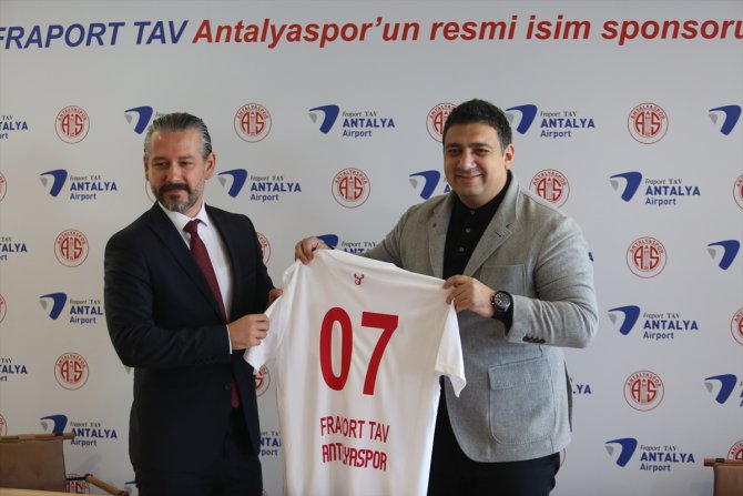 Antalyaspor, Fraport TAV ile isim sponsorluğu sözleşmesi imzaladı