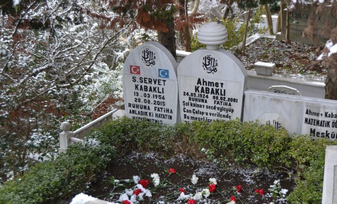 Gazeteci-yazar Ahmet Kabaklı mezarı başında anıldı
