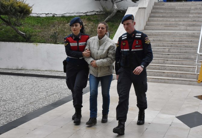 Aydın'da yakalanan 4 cinayet şüphelisi adliyeye sevk edildi