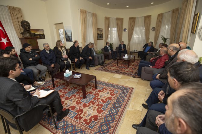 Kudüslü iş adamları ve esnaf temsilcilerinden Türkiye Başkonsolosluğuna ziyaret